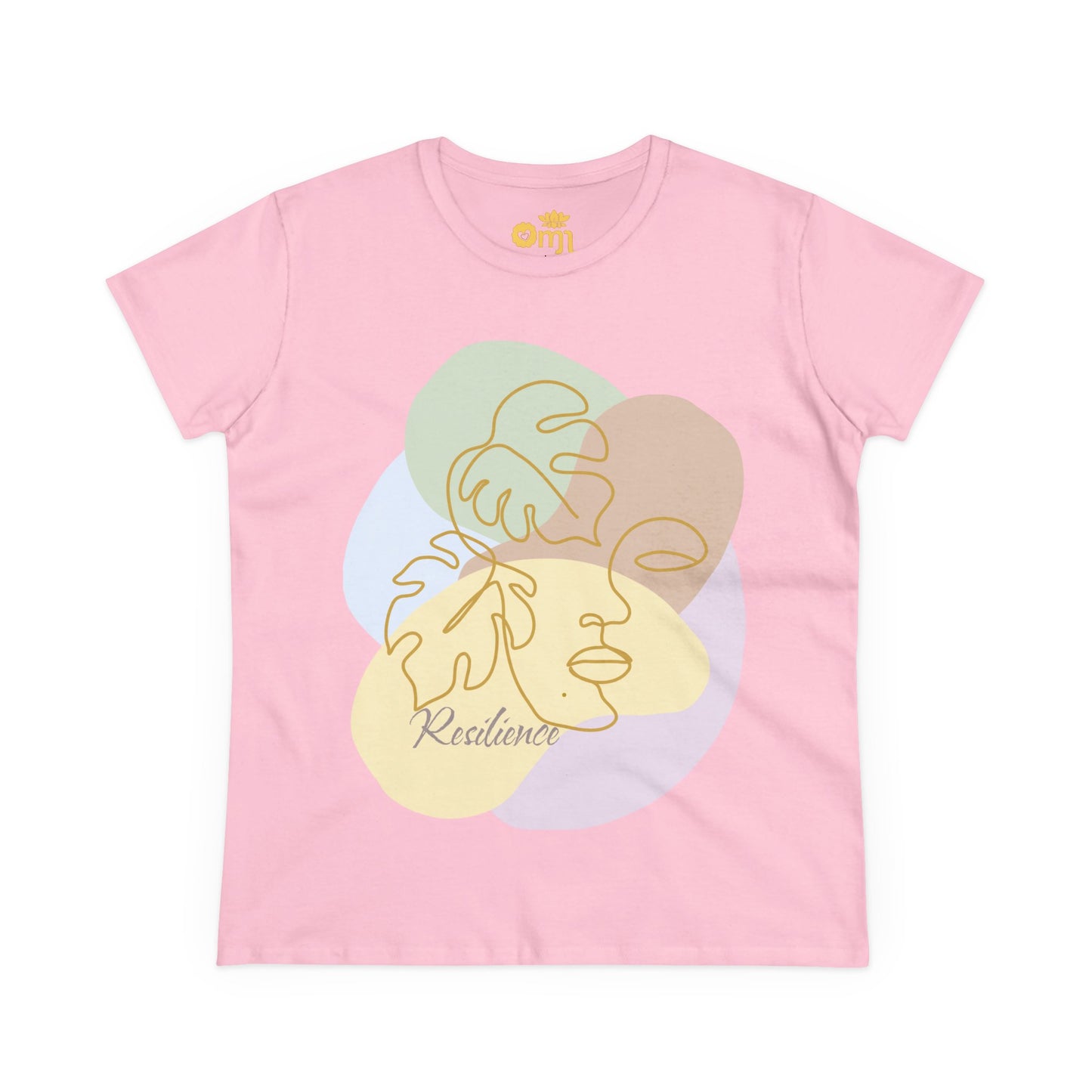 “Resilience” - Women's Midweight Cotton Tee, Inspirational Shirt, Motivational Gift, Casual Wear, Self-Care Apparel, Affirmation Tee