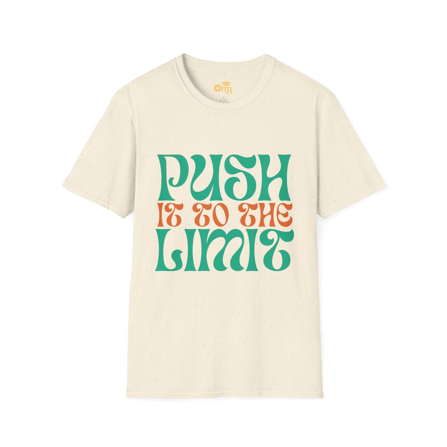 “Push It to the Limit” Motivational Unisex T-Shirt Gym Tee, Gift for Fitness Lovers, Casual Wear, Inspirational Apparel, Sporty Style