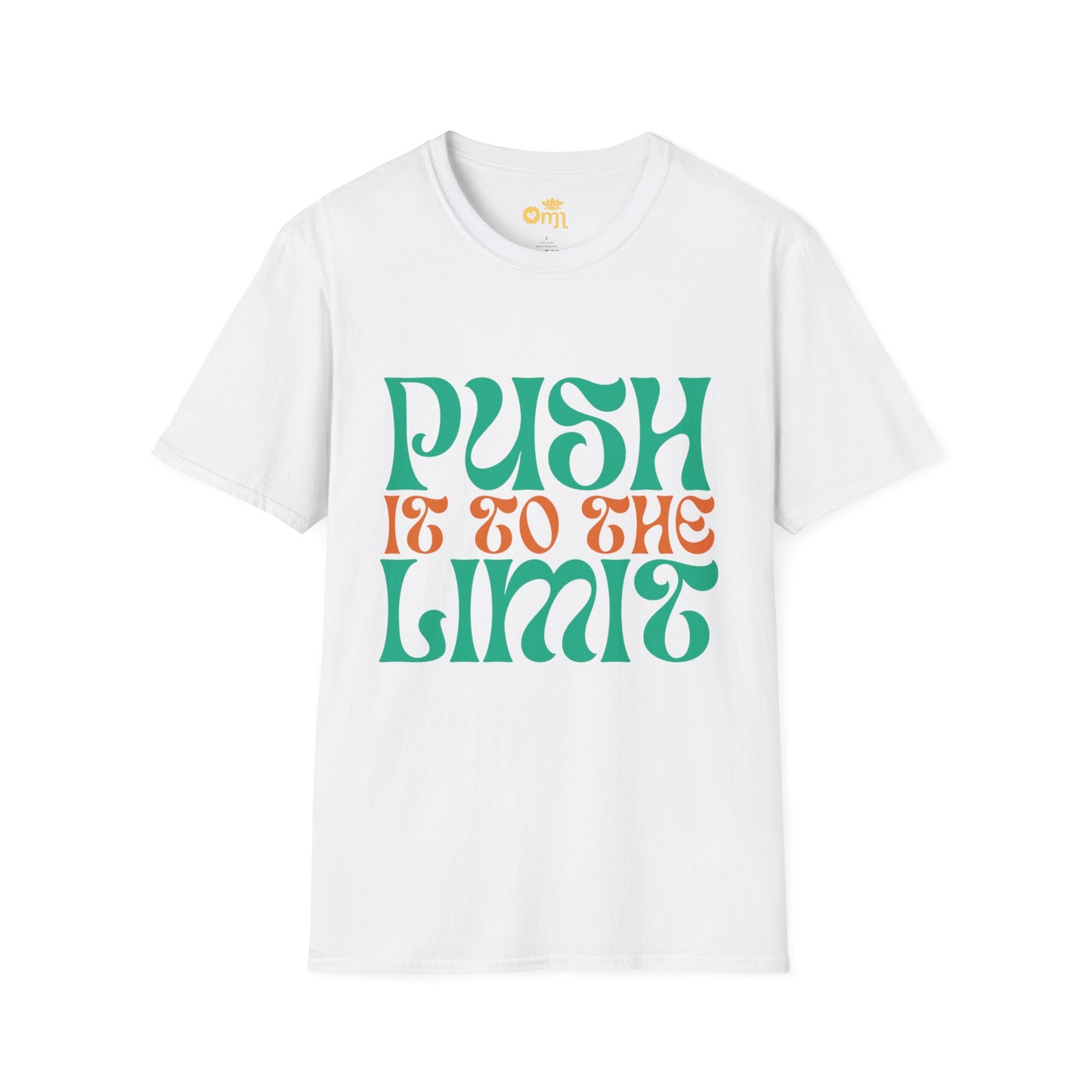 “Push It to the Limit” Motivational Unisex T-Shirt Gym Tee, Gift for Fitness Lovers, Casual Wear, Inspirational Apparel, Sporty Style