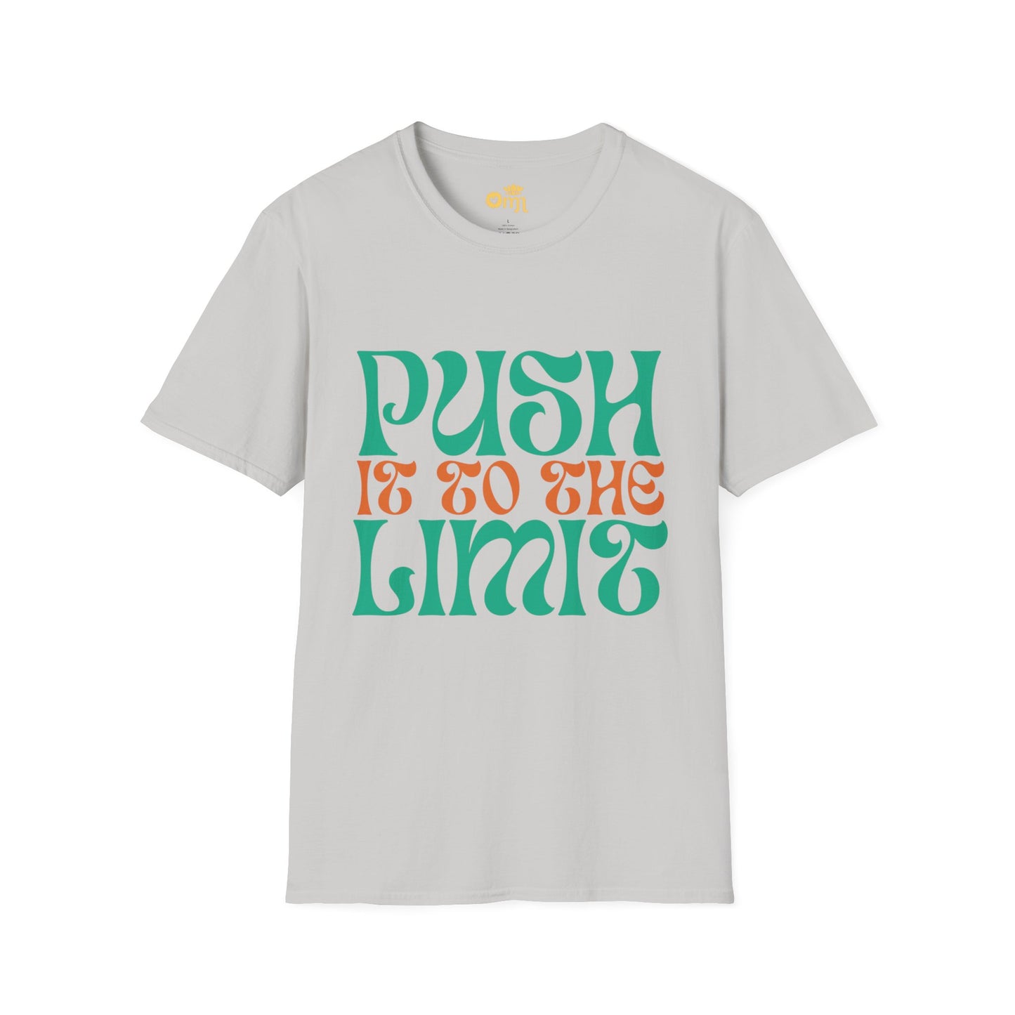 “Push It to the Limit” Motivational Unisex T-Shirt Gym Tee, Gift for Fitness Lovers, Casual Wear, Inspirational Apparel, Sporty Style