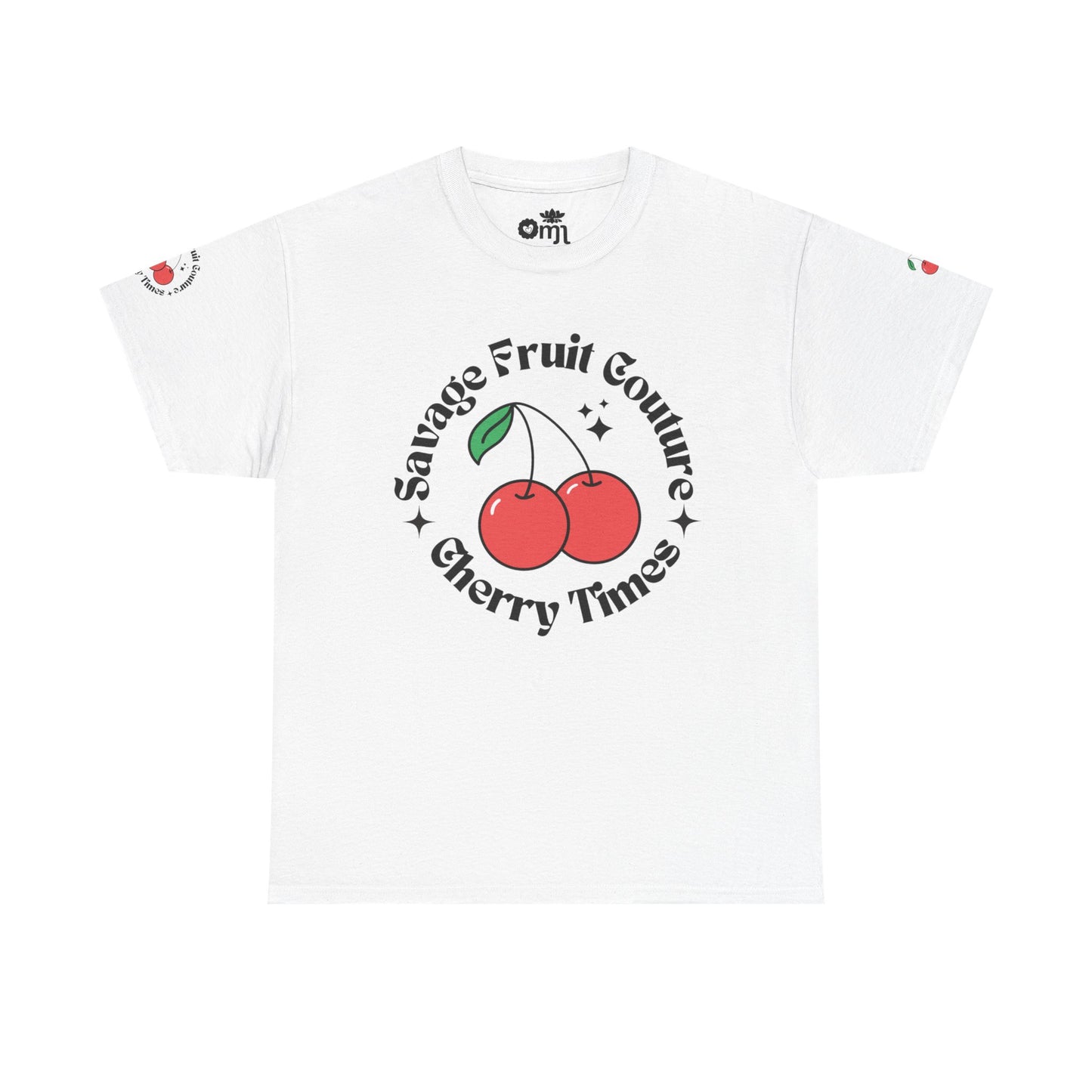 “Cherry Times” - Savage Fruit Couture, Casual T-Shirt, Summer Outfit, Fun Gift, Unisex Cotton Tee
