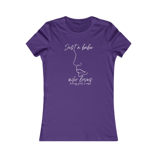 “Just a Babe” - Chic Graphic Tee for Women, Just a Babe Shirt, Casual Fashion Top, Perfect Gift for Her, Everyday Wear, Self-Love Apparel