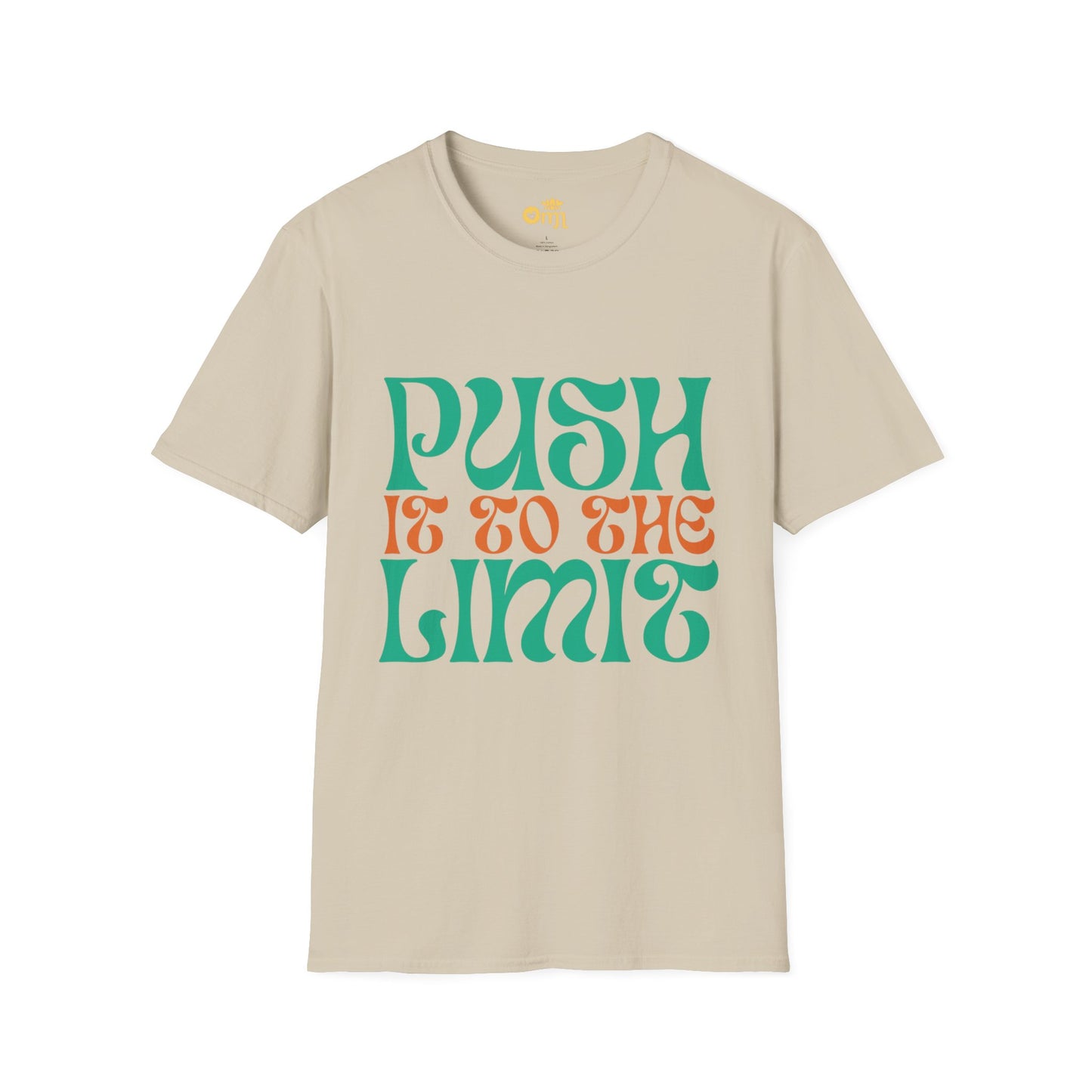 “Push It to the Limit” Motivational Unisex T-Shirt Gym Tee, Gift for Fitness Lovers, Casual Wear, Inspirational Apparel, Sporty Style
