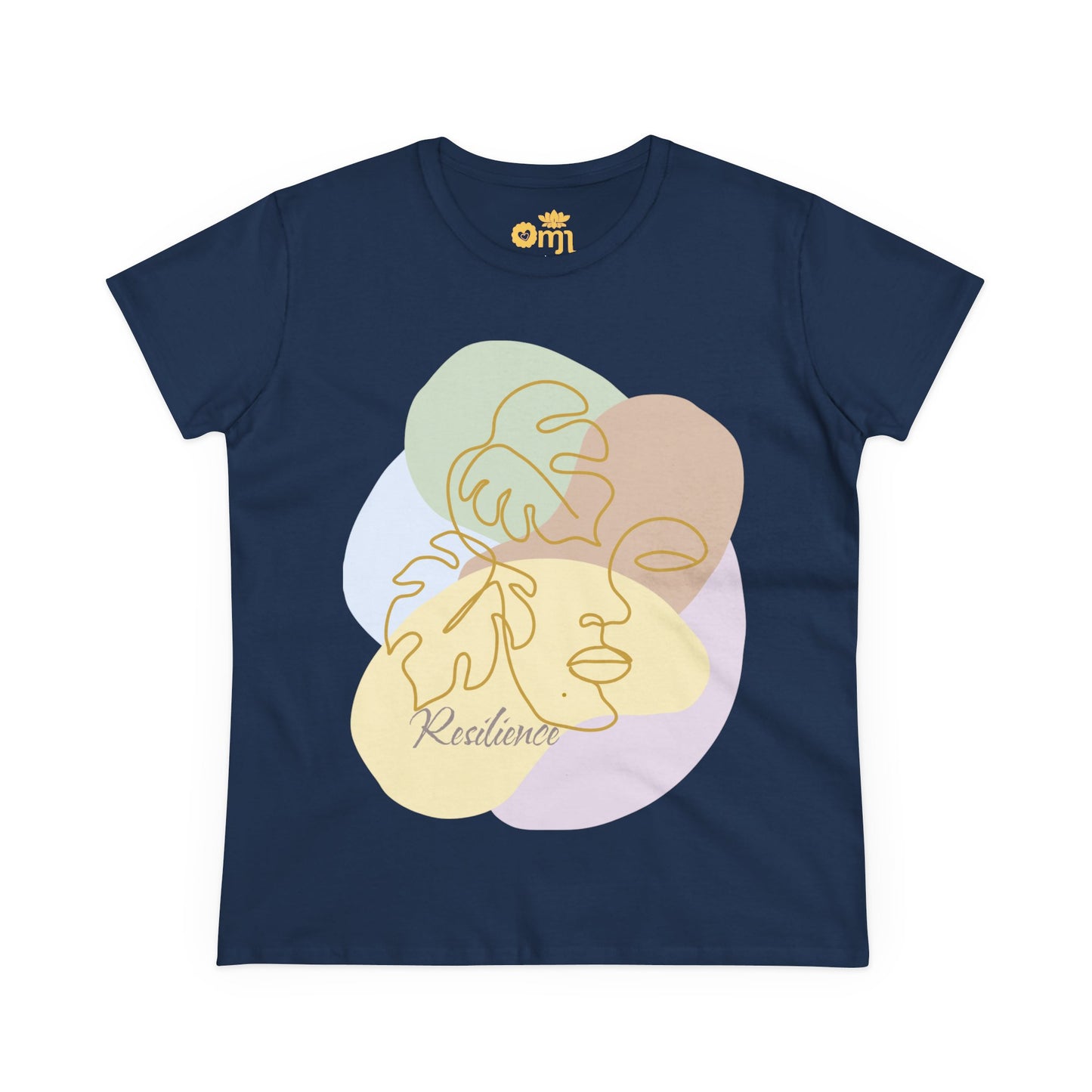 “Resilience” - Women's Midweight Cotton Tee, Inspirational Shirt, Motivational Gift, Casual Wear, Self-Care Apparel, Affirmation Tee