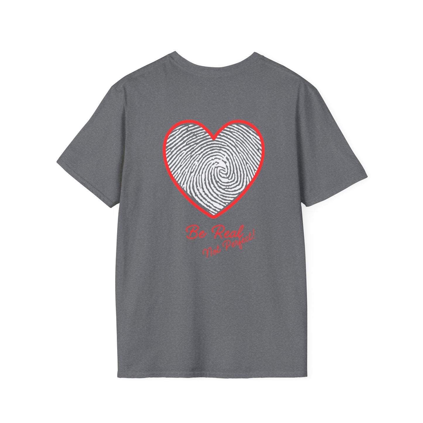 Heartfelt Message Unisex Softstyle T-Shirt, Cute Gift for Couples, Casual Wear, Valentine's Day, Positive Vibes, Trendy Graphic Tee