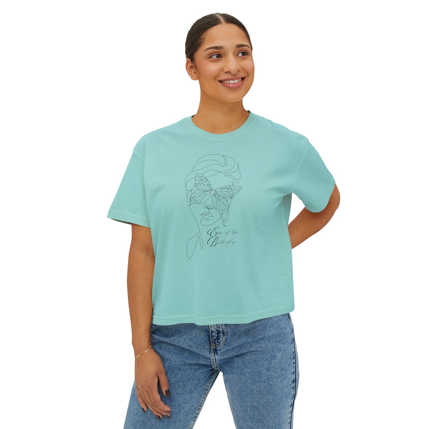 “Eye of the Butterfly” Women's Boxy Tee