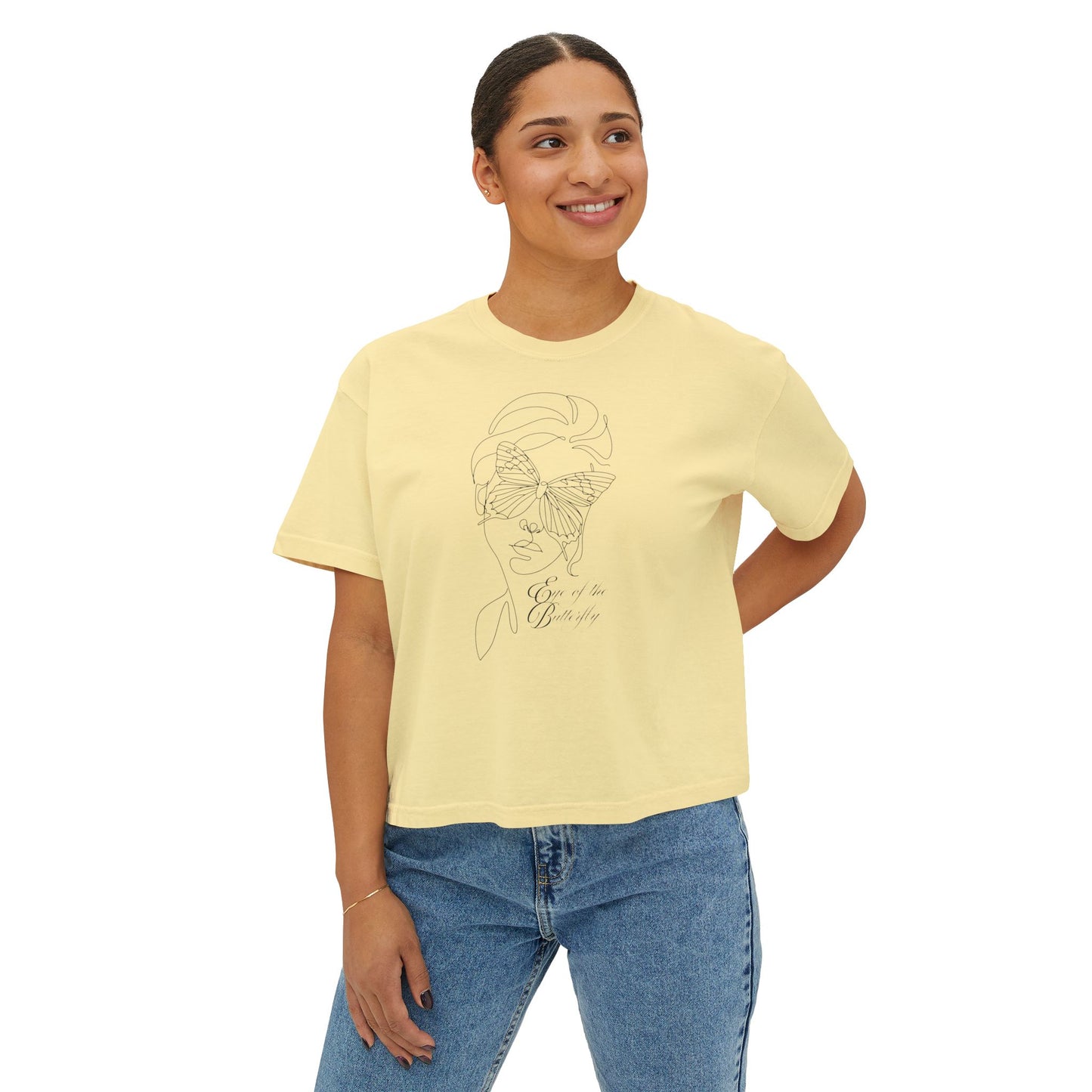 “Eye of the Butterfly” Women's Boxy Tee