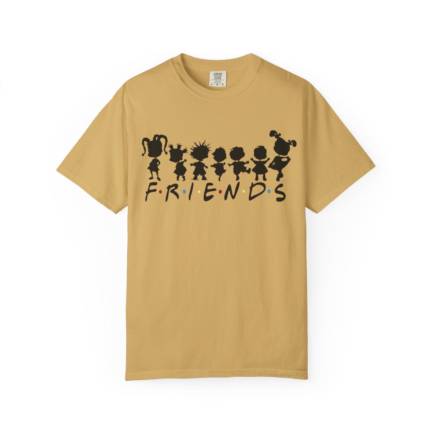 Friends Silhouette T-Shirt — Cute Cartoon Character Crew Tee