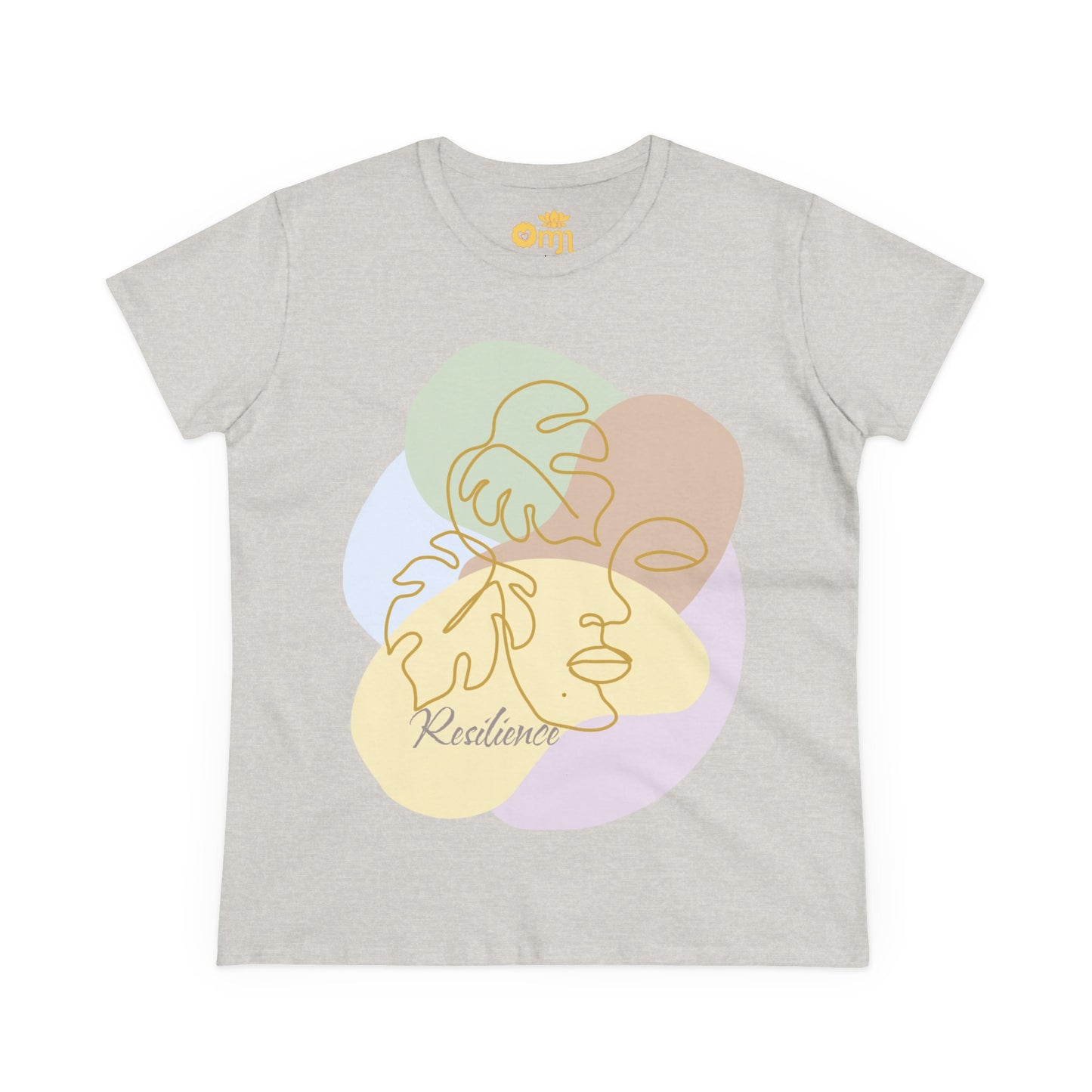 “Resilience” - Women's Midweight Cotton Tee, Inspirational Shirt, Motivational Gift, Casual Wear, Self-Care Apparel, Affirmation Tee