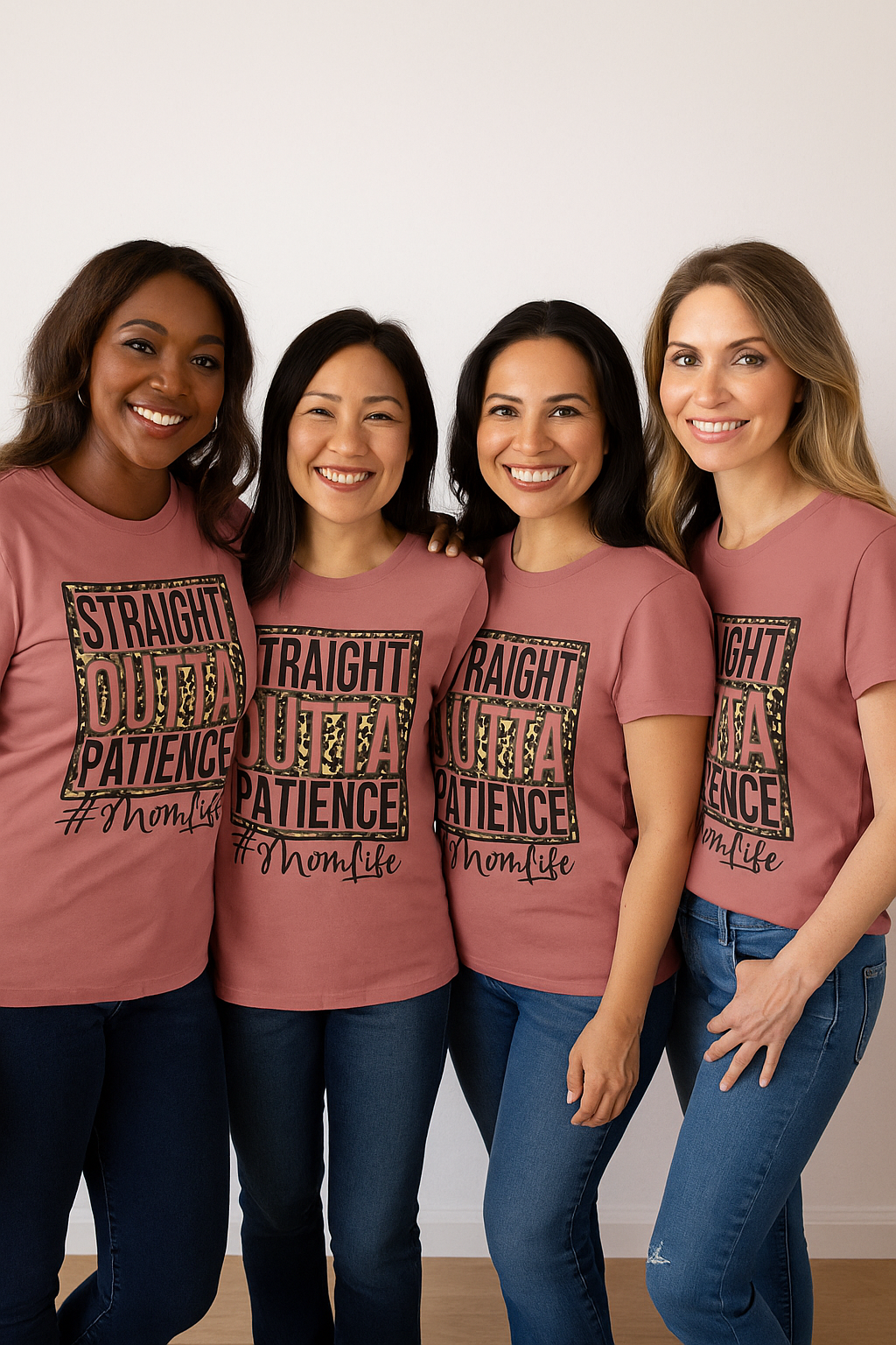 Straight Outta Patience Mom Life T‑Shirt