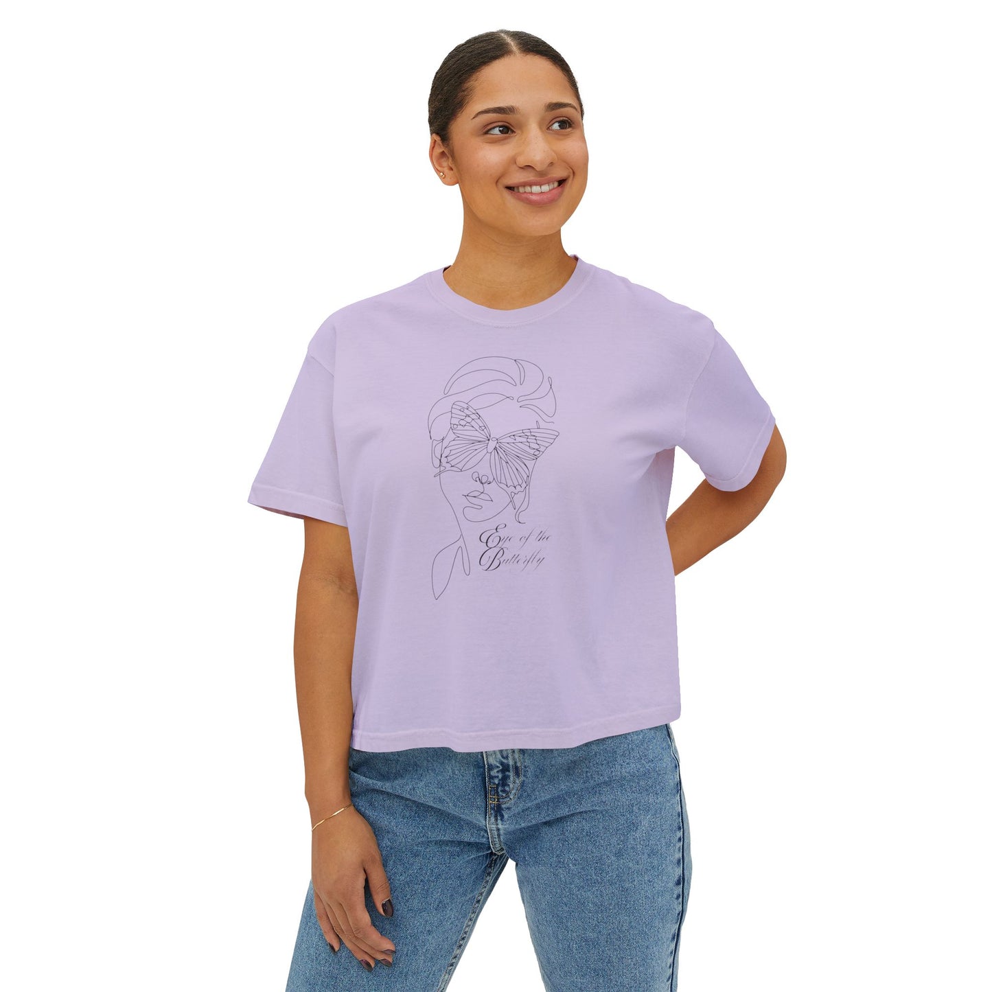 “Eye of the Butterfly” Women's Boxy Tee