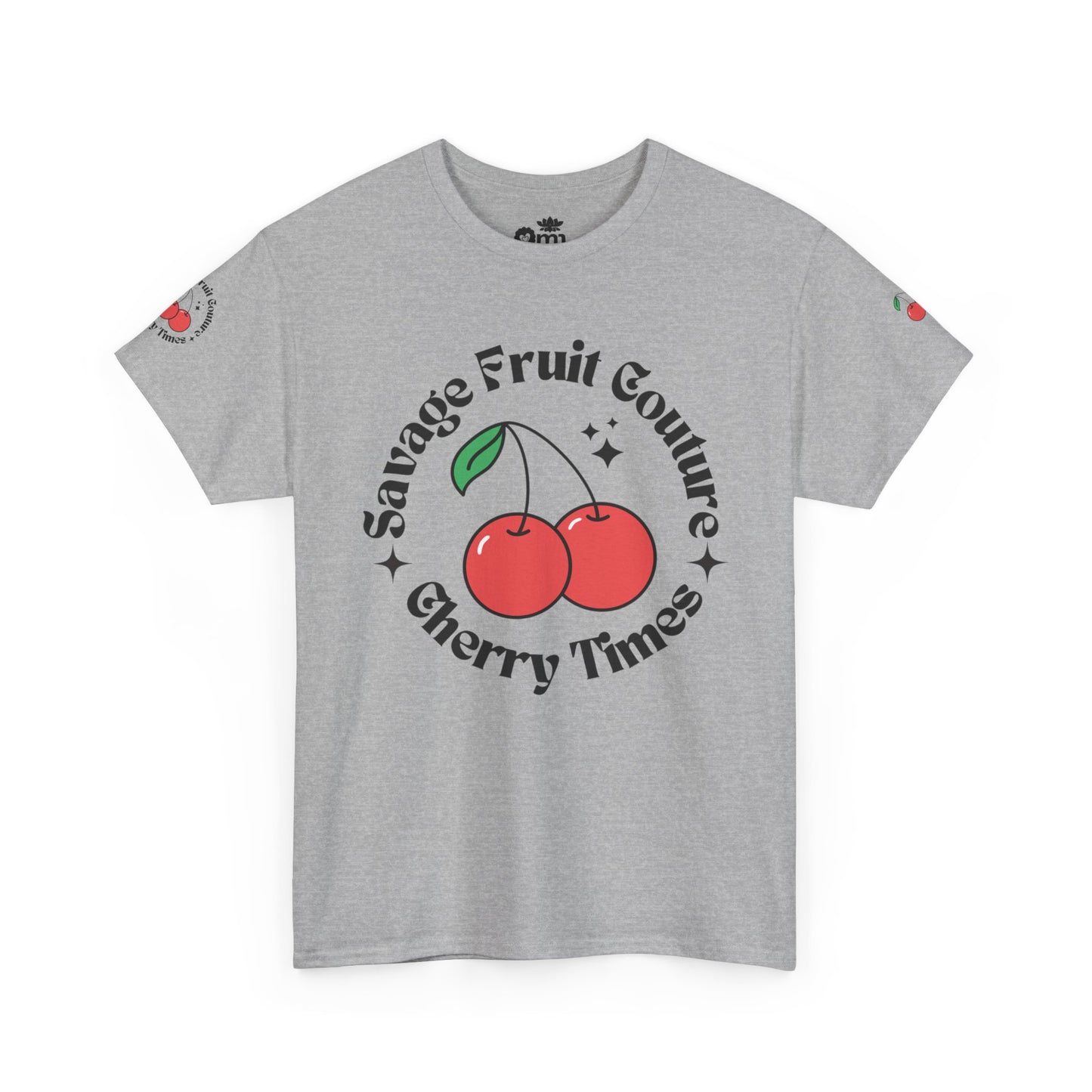 “Cherry Times” - Savage Fruit Couture, Casual T-Shirt, Summer Outfit, Fun Gift, Unisex Cotton Tee