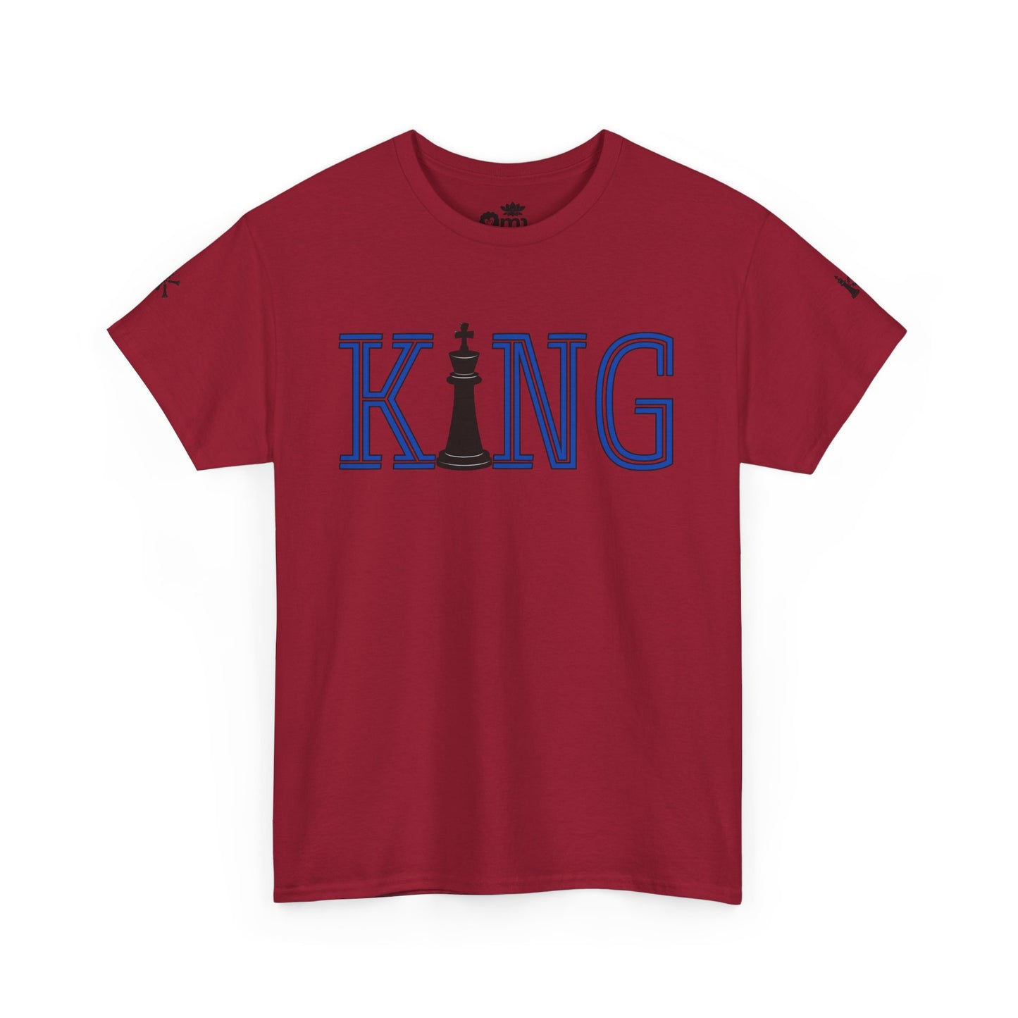 “King Chess” - Unisex Cotton Tee, Chess Lover Shirt, Gift for Gamers, Birthday T-Shirt, Mens Graphic Tee