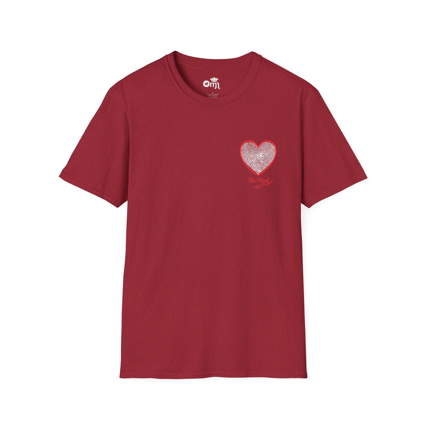 Heartfelt Message Unisex Softstyle T-Shirt, Cute Gift for Couples, Casual Wear, Valentine's Day, Positive Vibes, Trendy Graphic Tee